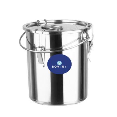Sopa de aço inoxidável selada recipiente de leite de grande capacidade com grampos