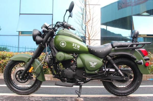 Off Road Motorcycle Double Pipe Muffler 150km/h Speed Kick Start Starting System