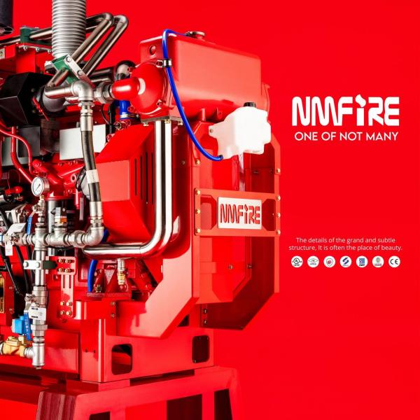 Moteur diesel refroidi par eau pour pompe à incendie, pour groupe motopompe, vitesse 1500-3000 tr/min, moteur diesel refroidi par eau, 1000 GPM