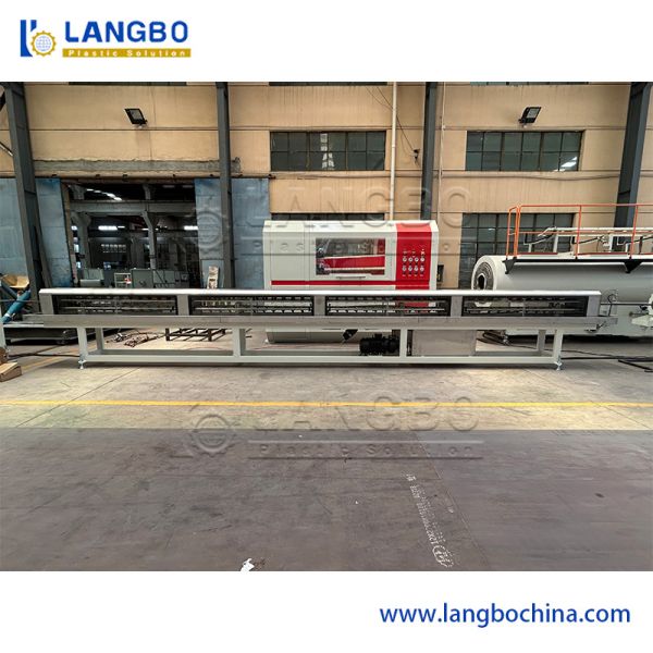 PE Pipe Extrusion Line for Small Pipes with Low Scrap Rate Precision and Single Screw Design