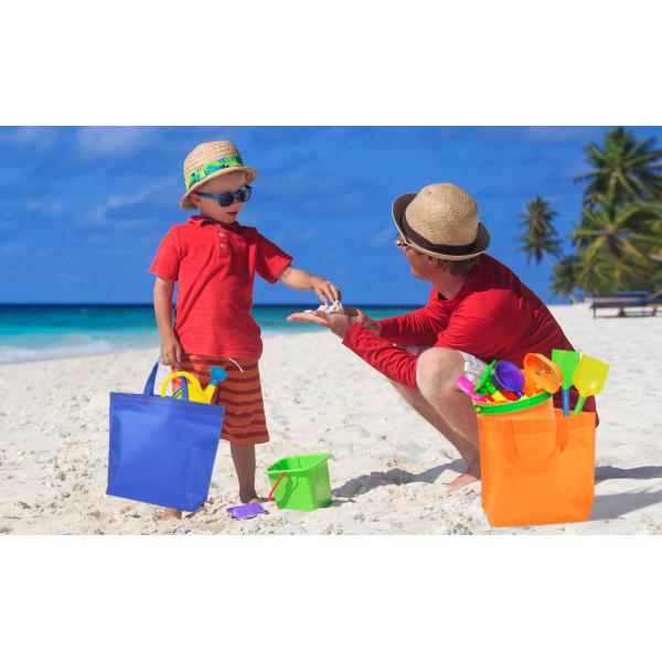 Canvas Grocery Shopping Bags Handles - Cloth Grocery Tote Bags - Reusable Shopping Grocery Bags - Organic Cotton