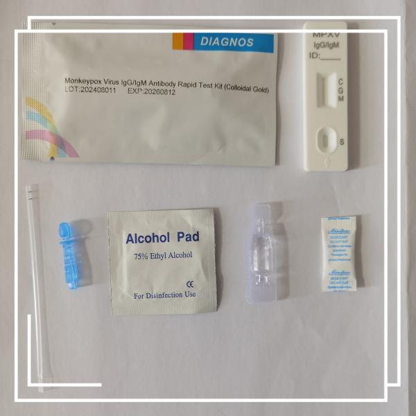 Monkeypox Virus Rapid Test Reagent Home Use Rapid Test Reagent Colloidal Gold Method
