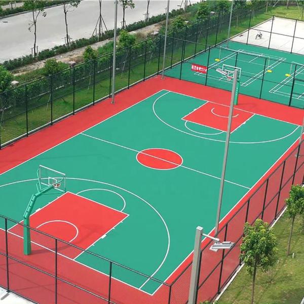 ISO14001 Approved Dustproof 3mm Acrylic Tennis Court Eco-Friendly