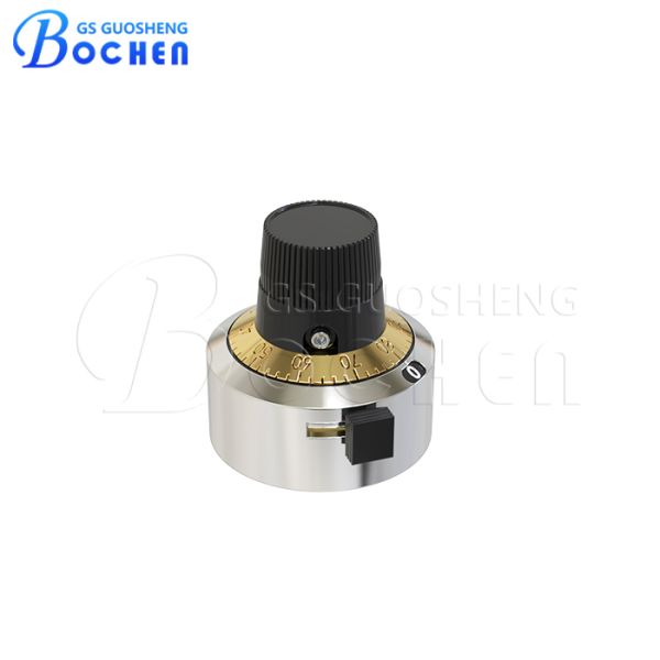 Numérotation des tours en or Numérotation du potentiomètre métallique Numérotation du potentiomètre en fil de fer H-23-6A