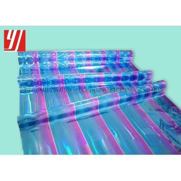 PET Holographic Hot Stamping Foil For Bags Book Wraps Clear Labels Folders Media Covers