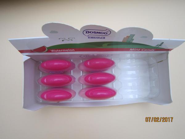 Petisco fresco da hortelã da pimenta dos doces do sabor da melancia Sugar Free Mint Candy/20g da forma do ovo da respiração