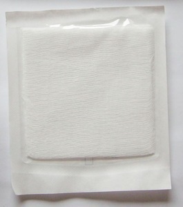 Customized Medical Gauze Swab Sterile 100% Cotton Fabric Surgical Gauze Pad Dental Gauze Swab