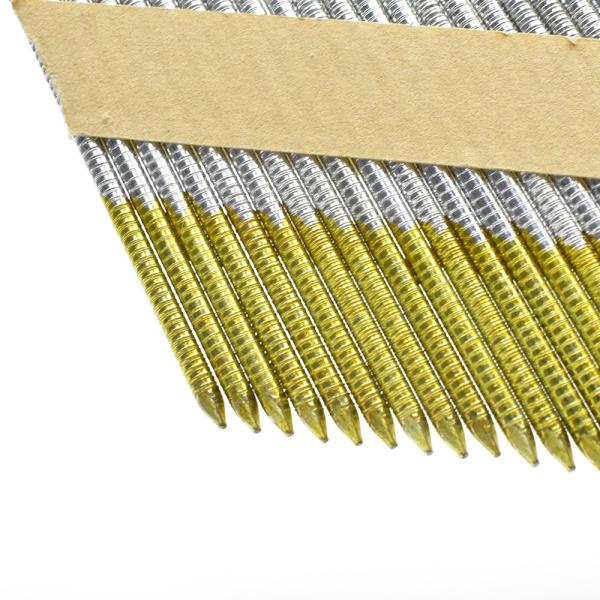 Stainless Steel Paper Strip Nails 34 Degree EG HDG Bright For Framing Gas Nailer Metal Connector