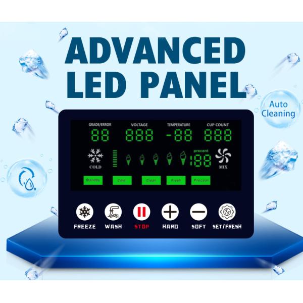 Машина мороженого мобильной гостиницы 36l создателя Gelato коммерчески коммерчески