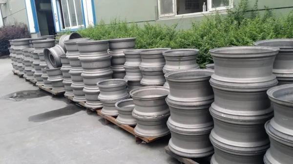 As rodas de alumínio materiais do caminhão da liga, forjaram 6061 T6 o diâmetro 20Kg da roda 1000mm