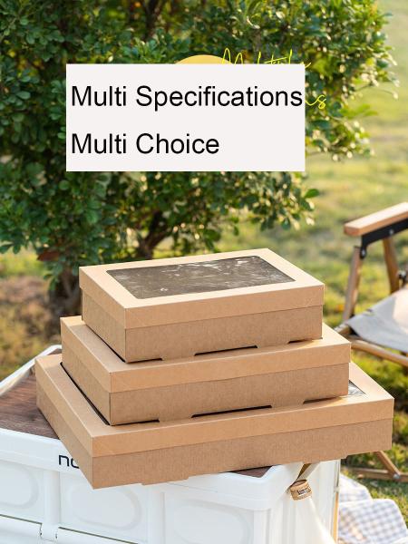 Customized Take Away Fast Food Package 25*36*8cm for Chemical Pulp and Custom Printing