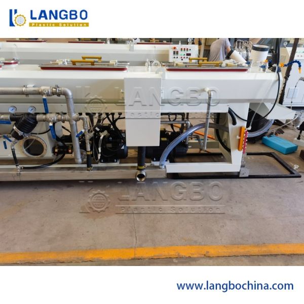 Double Outlet PVC Conduit Pipe Extrusion Manufacturing Making Machine Line