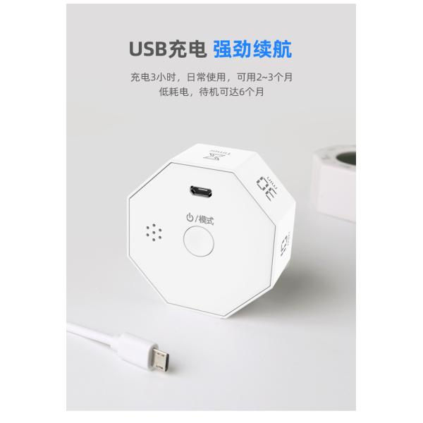 White Pink Blue Abs LCD 8 sides Digital Time Counter for Kitchen Excersing Reading