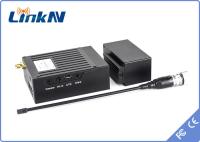 Chiffrage de la haute sécurité AES256 du retard H.264 de Mini Hidden Video Transmitter COFDM d'enquête policière bas à piles