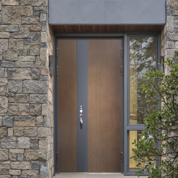 Cold Rolled Steel Security Door Anti Theft Durable Entry Exterior Door