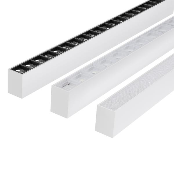 85°の光角を備えたディム可能なLED線形灯具