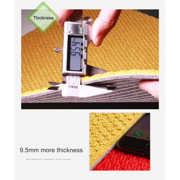 Total Thickness 9.5mm Self Adhesive Carpet Tiles for Center Rug in Children's Room
