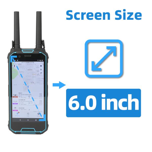 Handheld Drone Detector 100-6000MHZ Wideband Detecting 2-3KM Locating Positioning with RID&DID decoding procotrol LDKL02