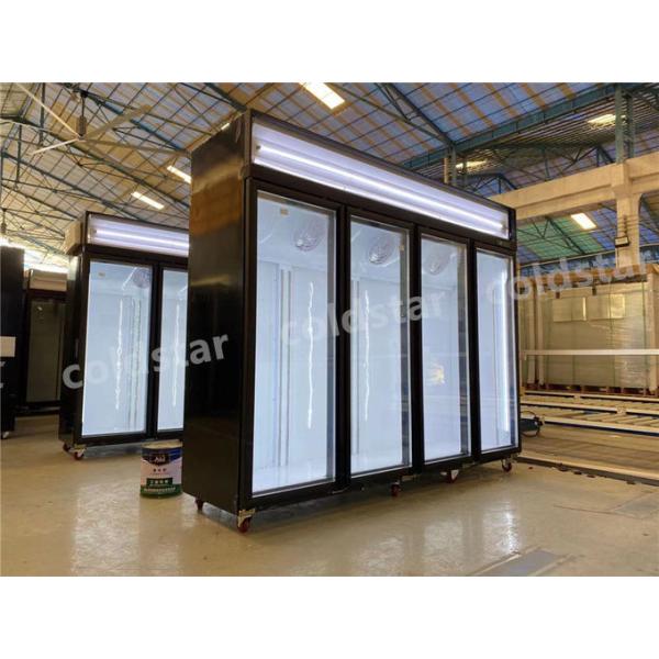 Commercial Upright Freezer Beer Display Fridge Monster Energy Drink Display Cooler