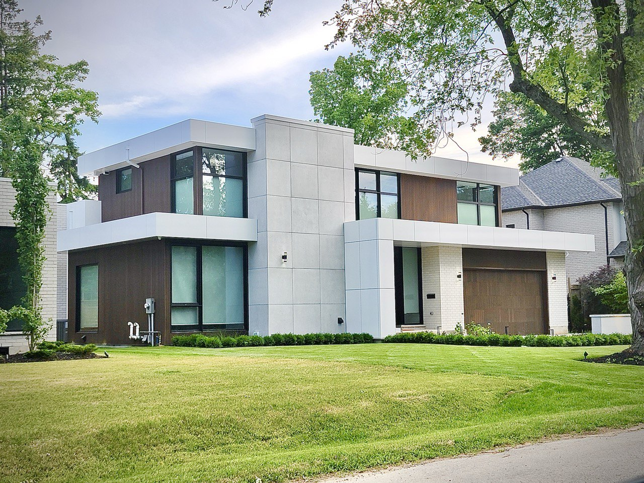 Panneau composite en aluminium de ciment beige marbre 2,0 mm 3,0 mm 5800 mm Panneaux muraux composites