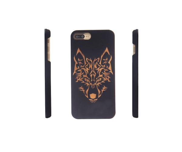 iPhone 6 / iPhone 6 Plus Wood Carved Phone Case Shockproof in Simple Style