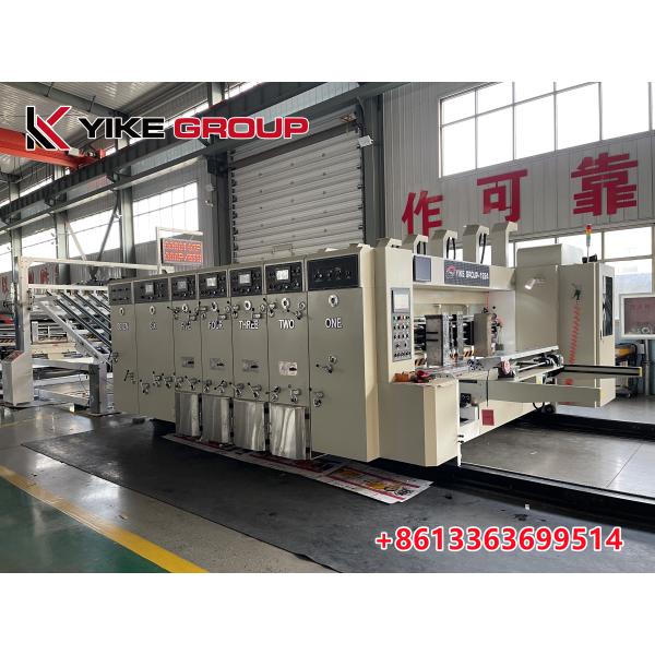 YK-1224 High Speed Printer Slotter Die Cutter Machine With Stacker For Carton Box Making