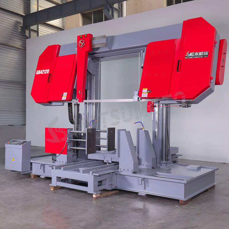 GT42120 Gantry Band Sawing Machine Double Column Metal Cutting Band Saw