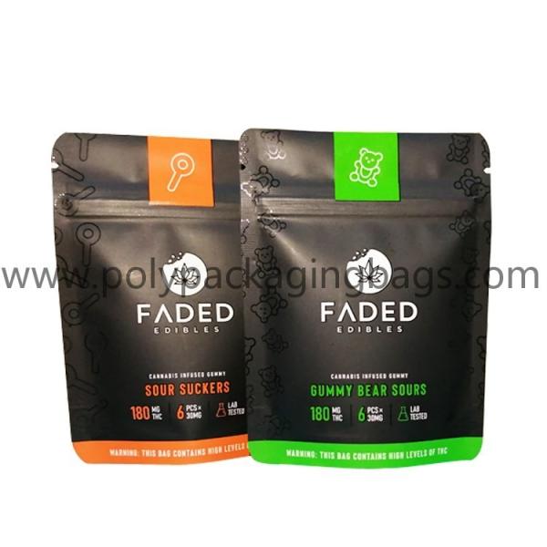 Smell Proof Aluminum Foil Laminated Mylar Ziplock Plastic Bag