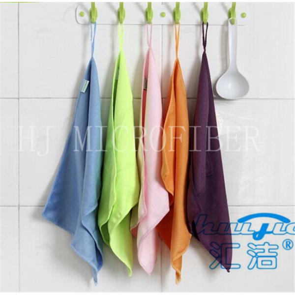 Red / Blue / Yellow Washable Microfiber Glass Cleaning Cloth For Window Cleaning