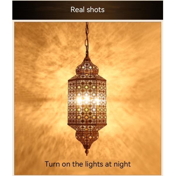 Small Vintage Copper Chandelier For Restaurant Church Lighting Solutions