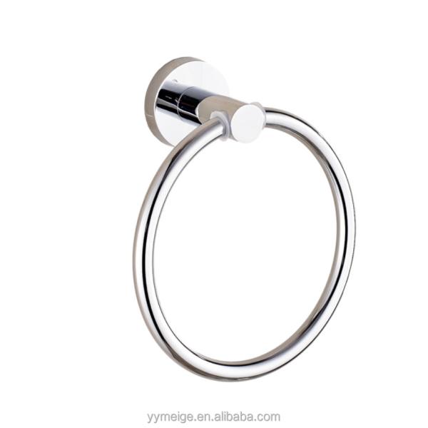 Customize OEM Style Silver Towel Ring Stainless Steel for Kitchen Bathroom Accessory Classic Surface Modern Technical Hotel