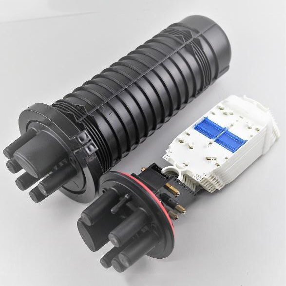 1 In 5 Out 6 Ports Max 8 Trays Fiber Optic Joint Closure Dome Ip68