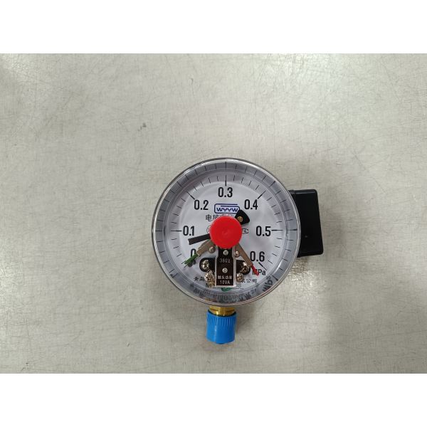 4-inch Electric Contact Pressure Gauge with 0-0.6MPa Range and Switch Gauge Combo
