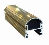 6061 structurels profil en aluminium poli par acier, profils enduits d'aluminium d'extrusion de grain en bois