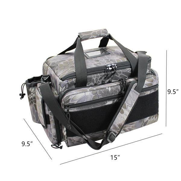 Tactical Camo Range Gun Bag With Shoulder Strap For Tactical Shooting