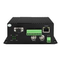 Convertisseur optique numérique vidéo HD 3G SDI avec Bidi RS485 10/100M Ethernet 20 km DC5V