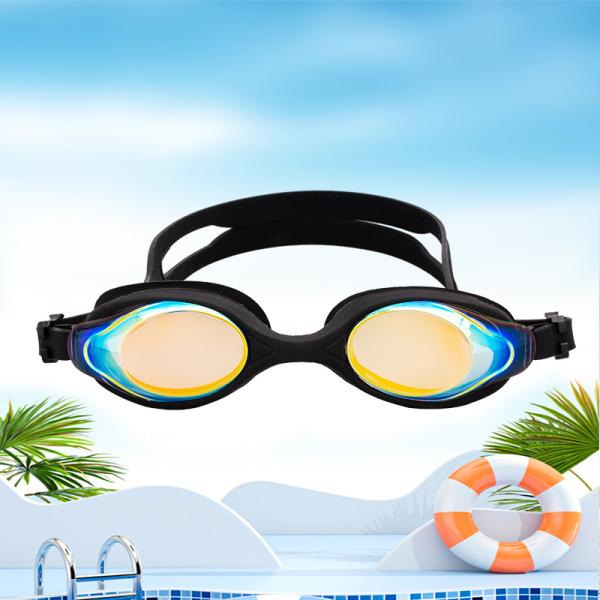 Customized Logo Children'S Swimming Goggles Colorful Portable Waterproof Swim Goggles