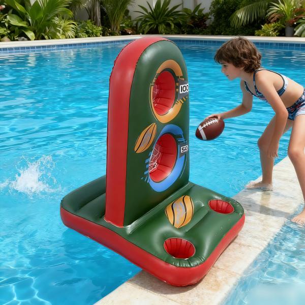 Inflatable Children'S Throwing Toys PVC Inflatable Rugby Throwing Base Pitching And Scoring Props