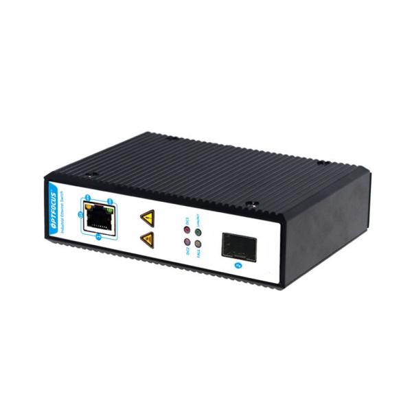 Wall - Mount Industrial Ethernet Switch 1 Port Supports Daisy - Chain Connection
