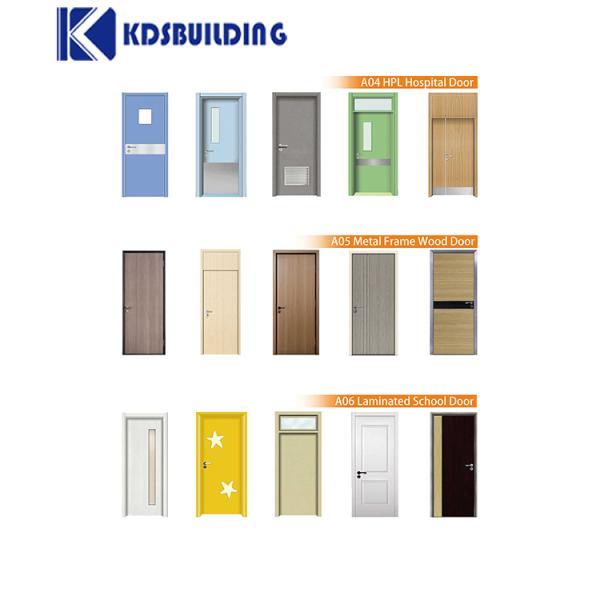 Apartamento Puerta interna de madera Entrada del hotel Puerta única de madera