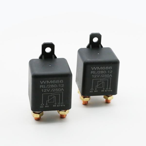 12V 24V 250A Continuous Type High Power Motorcycle Battery Control Switch Terminal Automotive Starter Relay Socket Car Relay