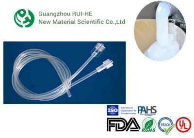 Borracha de silicone líquida RH6250-30YH do produto comestível do Dois-componente para os tubos transparentes do produto da injeção