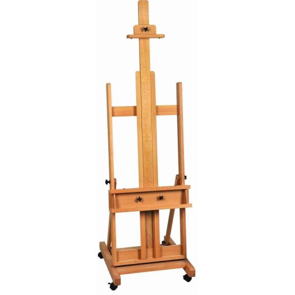 Mobile Adjustable Artist Painting Easel Floor Stand Or Watercolor Painting
