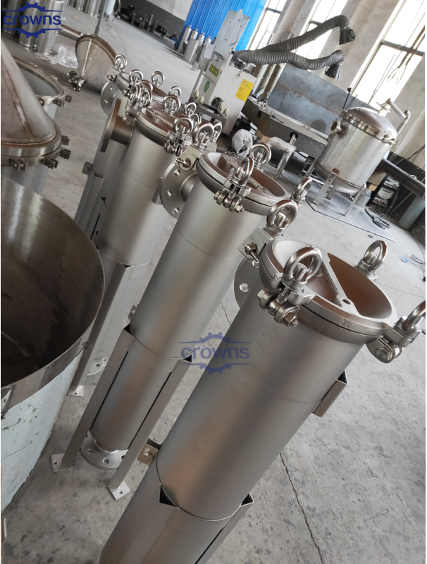 SUS304/316L корпус фильтрующего мешка для грубой фильтрации и предварительной фильтрации