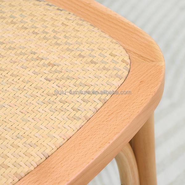 Silla de comedor de rattan profesional para eventos de bodas en colores personalizados