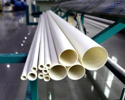 Double Screw Extruder Plastic Water Pipe Making Machine , Pvc Pipe Extrusion Line