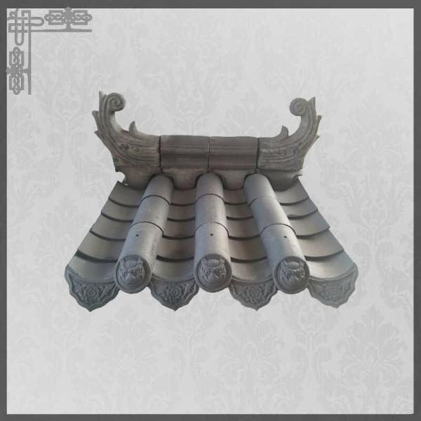 Равнина сада 180mm черепиц глины Handmade Unglazed антиквариата китайская