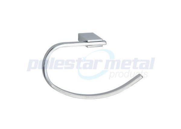 Stainless Steel / Brass Bathroom Hardware Accessories 24 Wall Mounted Towel Ring