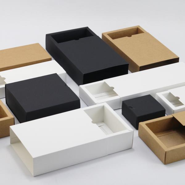 Système de boîtes à tiroirs modulaires Premium Empilable Emballage pour bijoux Papeterie Design minimaliste