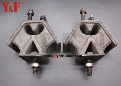 Flanged Rubber Vibration Isolators Mount Industrial For Construction Machinery